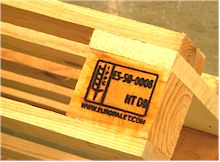 U.S. ISPM 15 mark in sea freight