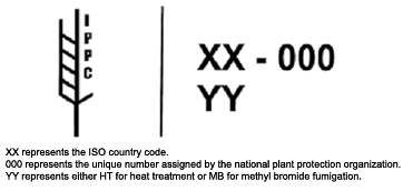 Ship goods from USA - comply with IPPC ispm15 mark in international shipping