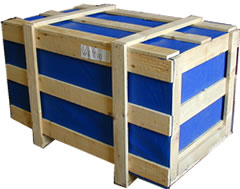 international shipping company Shipping goods from the USA in crates